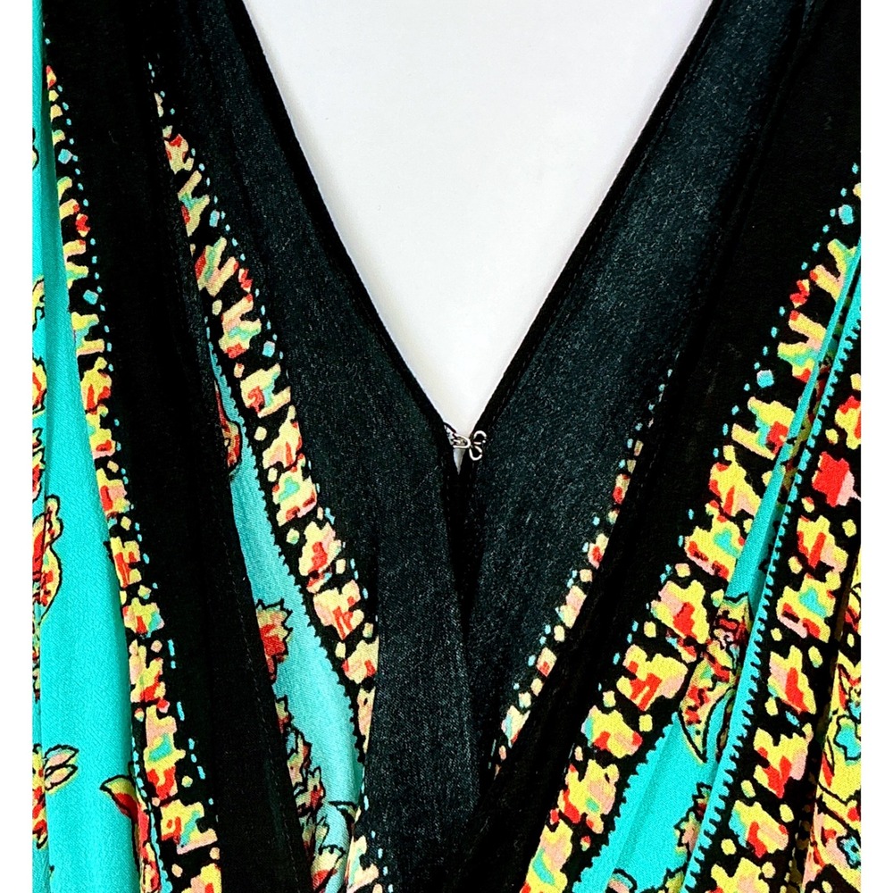 Intimately Free People Boarder Babe Paisley Mesh Bodysuit Sz S Festival Lingerie - Picture 6 of 10
